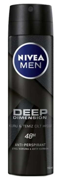 NİVEA DEO 150 ML MEN DEEP DIMENSION*1