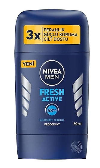 NİVEA STİCK 50 ML BAY FRESH ACTİVE*1