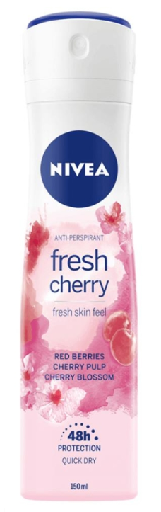 NİVEA DEO 150 ML WOMEN FRESH CHERRY*1