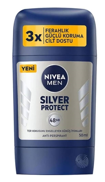 NİVEA STİCK 50 ML BAY SILVER PROTECT*1