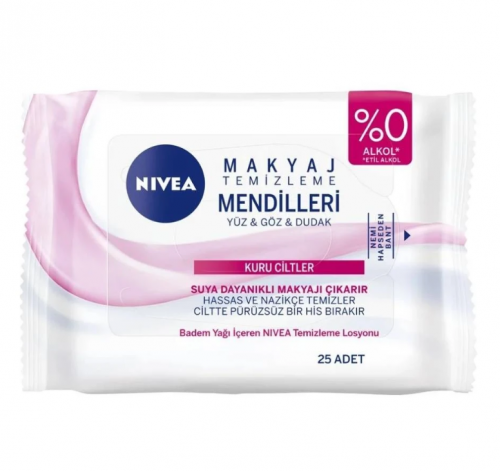 NIVEA Влажные салфетки для снятия макияжа, упаковка из 25 штук*12