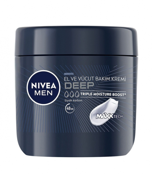 NIVEA 400 мл DEEP для мужчин: средство для рук и тела*12