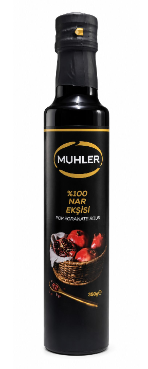 MUHLER 100% гранатовый кислый соус, стеклянная банка 350 г*12