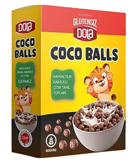 DOLA 300 г безглютеновые кокосовые шарики*8