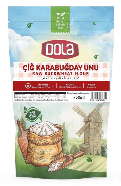 DOLA 750 GR GLUTENSİZ KARABUĞDAY UNU*10