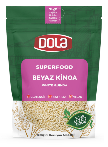 DOLA 400 ГР БЕЛАЯ БЕЗГЛЮТЕНОВАЯ КИНОА*12