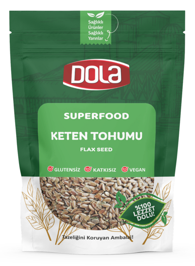 DOLA 400 г, безглютеновые семена льна*12
