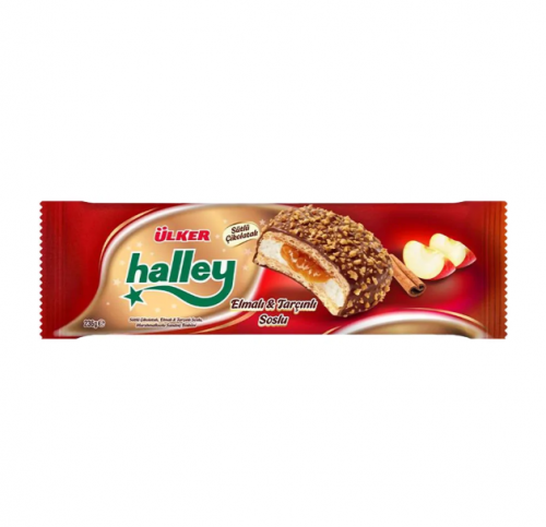 ÜLKER(0040105)HALLEY ELMA TARÇINLI 7'Lİ 236 GR*12