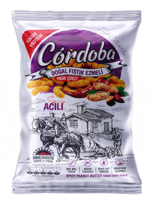 CORDOBA ACILI MISIR CİPS 50 GR*24