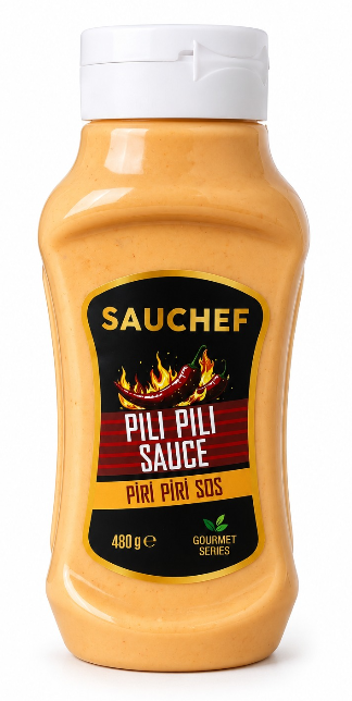 SAUCHEF PİLİ PİLİ SOS 480 GR PET*12