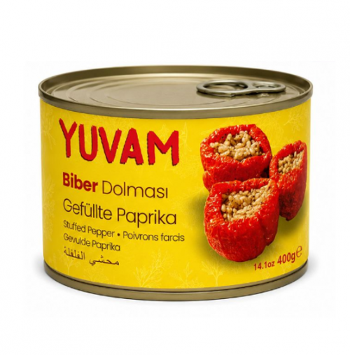 YUVAM 400 GR BİBER DOLMASI*12