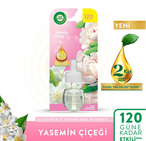 AİR WİCK 19 ML ELEKTRİKLİ YEDEK YASEMİN ÇİÇEĞİ*6