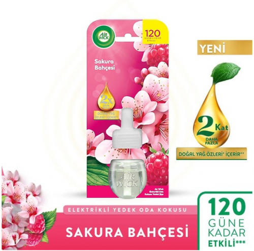 AİR WİCK 19 ML ELEKTRİKLİ YEDEK SAKURA BAHÇESİ*6