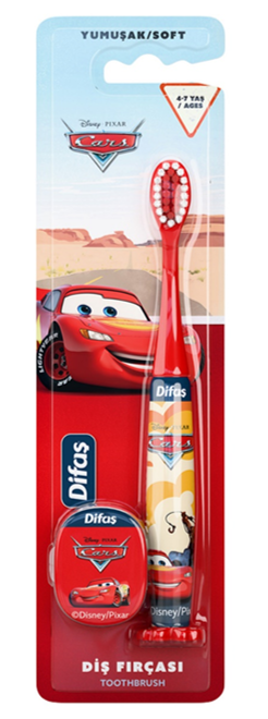 DİFAŞ ÇOCUK CARS LİSANLI DİŞ FIRÇASI YUMUŞAK*12