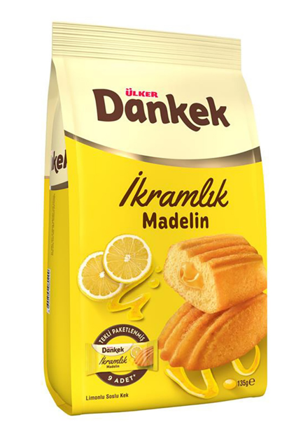 ÜLKER(008020)DANKEK MADLE CAKE MINI LEMON 135 GR*10