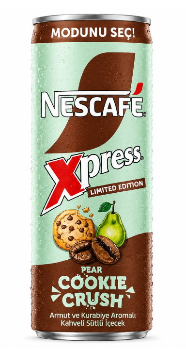 NESCAFE XPRESS LATTE 250ML PEAR COOKIES*12
