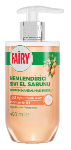FAİRY 400 ML SIVI SABUN BODRUM MANDAL.POMPALI*12