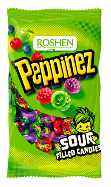 ROSHEN (2241) PEPPINEZZ SOUR CANDY 900 GR*6