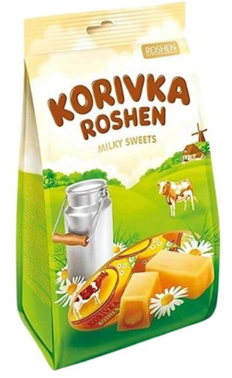 ROSHEN (8711) KORIVKA MILK SWEETS CANDY 205 GR*12
