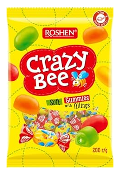 ROSHEN (3446) CRAZY BEE CANDY 200 GR*12