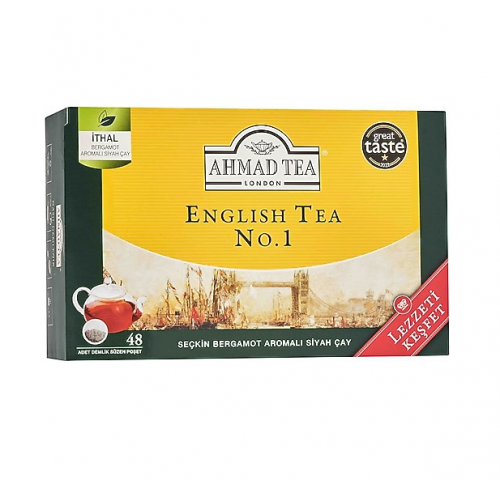 AHMAD TEA 48-PACK NO.1 TEAPOT TEA BAGS*12