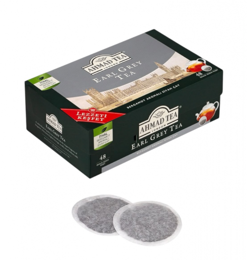 AHMAD TEA 48-PACK EARL GREY TEAPOT TEA BAGS*12