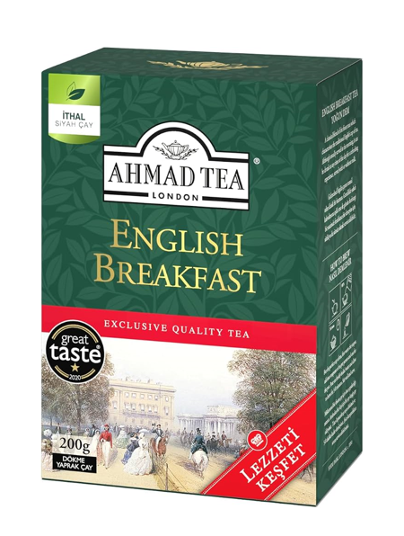 AHMAD TEA 200 GR ENGLISH BREAKFAST LOOSE TEA*12
