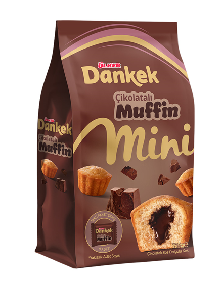 ÜLKER (008490) DANKEK MUFFIN CAKE MINI CHOCOLATE 135 GR*10