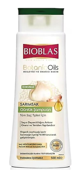 BİOBLAS SHAMPOO 500 ML WITH GARLIC*6