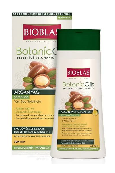 Bioblas Botanic Shampoo 360 ml Argan Oil*6