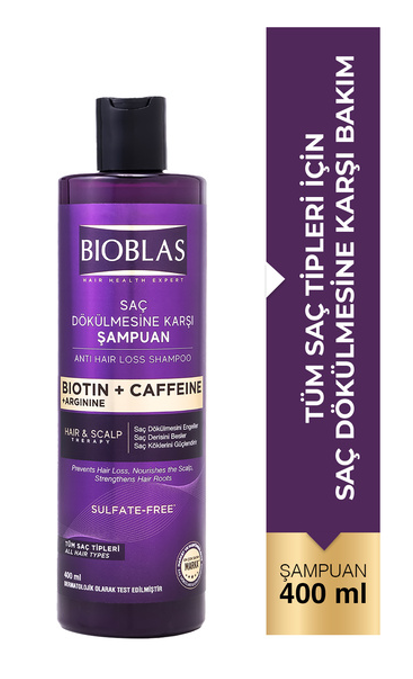 Bioblas Shampoo 400 ml Biotin + Caffeine*6