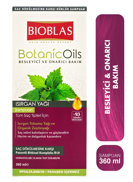 Bioblas Botanic Shampoo 360 ml Nettle Oil*6