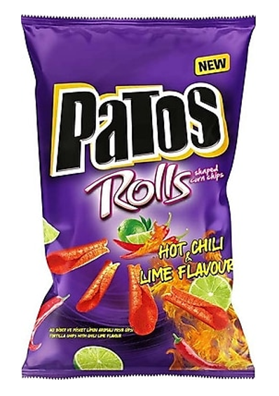 PATOS (0650991) ROLLS CHILI LIME 135 GR*20