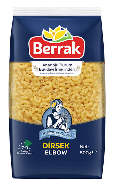 BERRAK 500 GR PASTA ELBOW*20