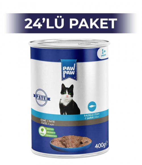 PAW PAW 400 GR CAT CANNED FISH*24