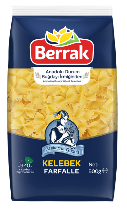 BERRAK 500 GR PASTA FARFALLE*20