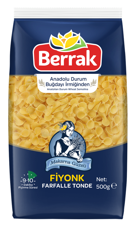 BERRAK 500 GR PASTA FARFALLE TONDE*20