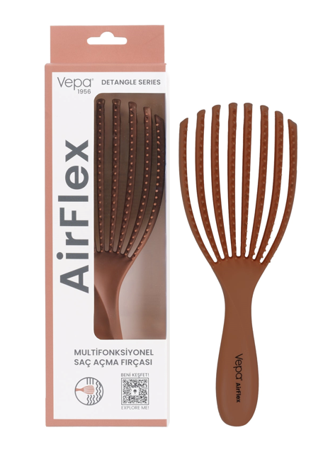 VEPA AIRFLEX DETANGLING BRUSH MOCHA*36