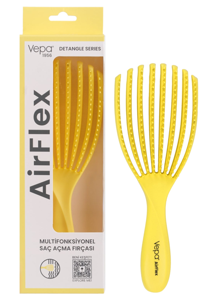 VEPA AIRFLEX DETANGLING BRUSH YELLOW*36