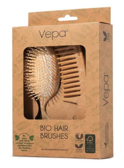 VEPA BIO 2-PIECE BRUSH & COMB HAIR CARE SET*36