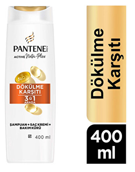 Pantene Shampoo 400ml Hair Loss 3in1*6