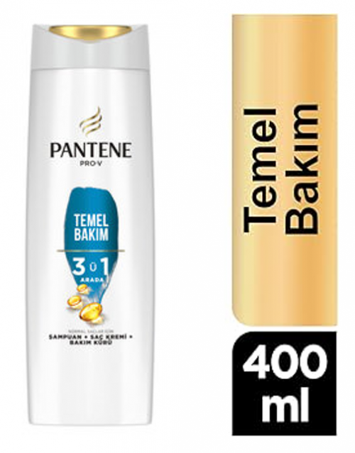 PANTENE SHAMPOO 400ML BASIC CARE 3 IN 1 *6