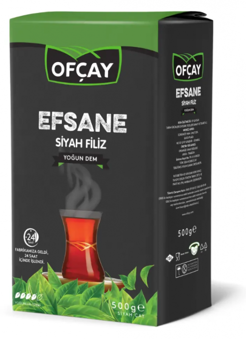 OFÇAY EFSANE BLACK FİLİZ 500 GR*24