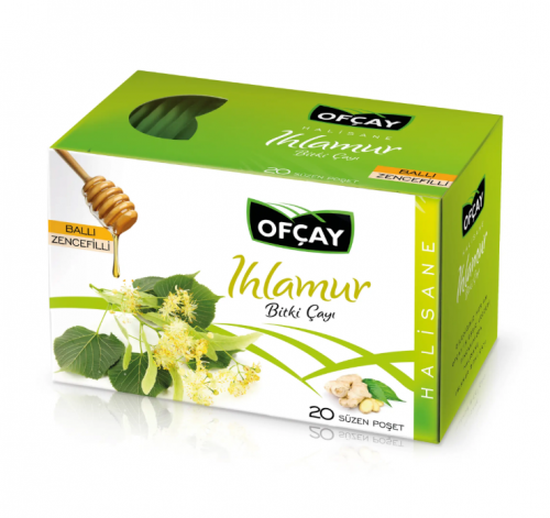 OFÇAY HALISANE HONEY GINGER LINDEN TEA 20 x 1.5 GR * 12