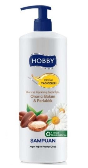 HOBBY SHAMPOO 1000ML ARGAN & CHAMOMILE OIL*8