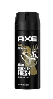 AXE DEO 150 ml GOLD FRAÎCHEUR NON-STOP*6