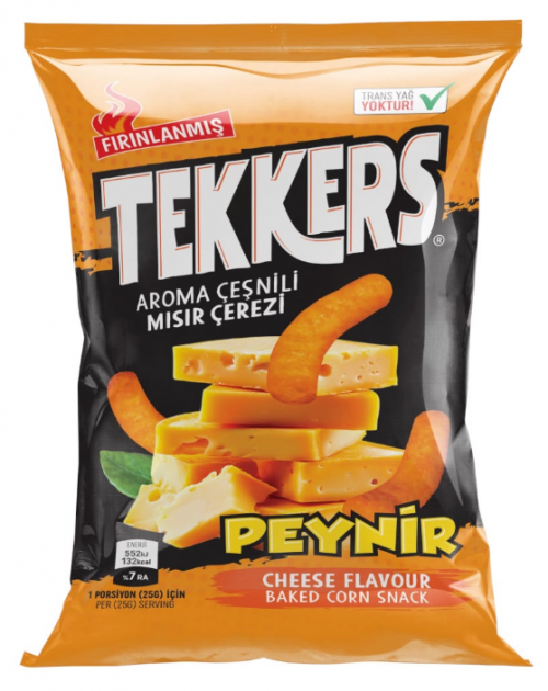 TEKKERS PUFFS 28 GR CHEESE FLAVORED CHIPS*30