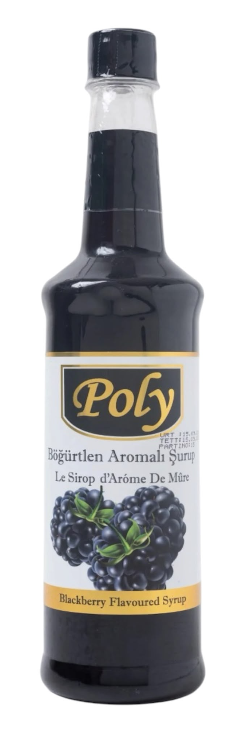POLY 700 ML BLACKBERRY FLAVORED SYRUP*6