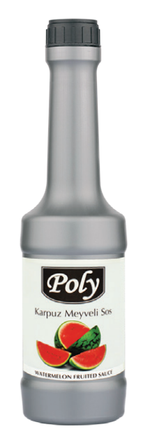 POLY 1000 GR WATERMELON FLAVORED FRUIT PUREE SAUCE*6