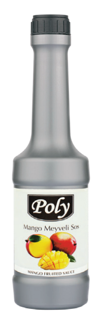 POLY 1000 GR MANGO FLAVORED FRUIT PUREE SAUCE*6